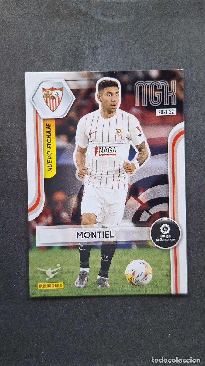 Cromos de f&uacute;tbol: L1 MONTIEL SEVILLA F. C. NUEVO FICHAJE 472 PANINI MEGACRACKS 2021 2022 21 22