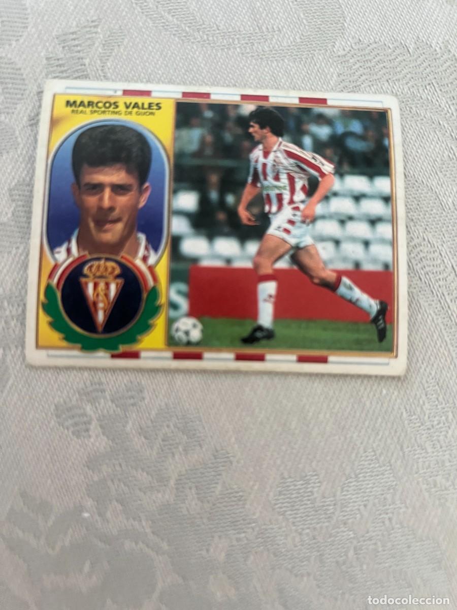 Cromos de f&uacute;tbol: MARCOS VALES SPORTING DE GIJ&Oacute;N SIN PEGAR EDICIONES ESTE 1996-97
