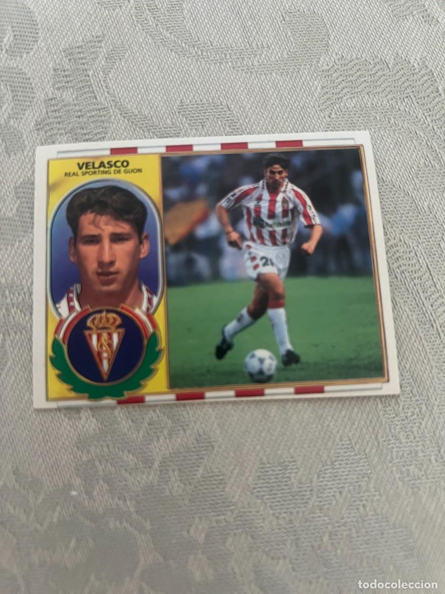 Cromos de f&uacute;tbol: VELASCO SPORTING DE GIJ&Oacute;N SIN PEGAR EDICIONES ESTE 1996-97