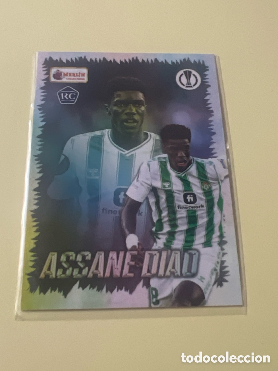 Cromos de f&uacute;tbol: C2764. 138 rookie ASSANE DIAD BETIS TOPPS MERL&Iacute;N HERITAGE 98 2022 2023 22 23 CROMOS CARDS CHRONICLES