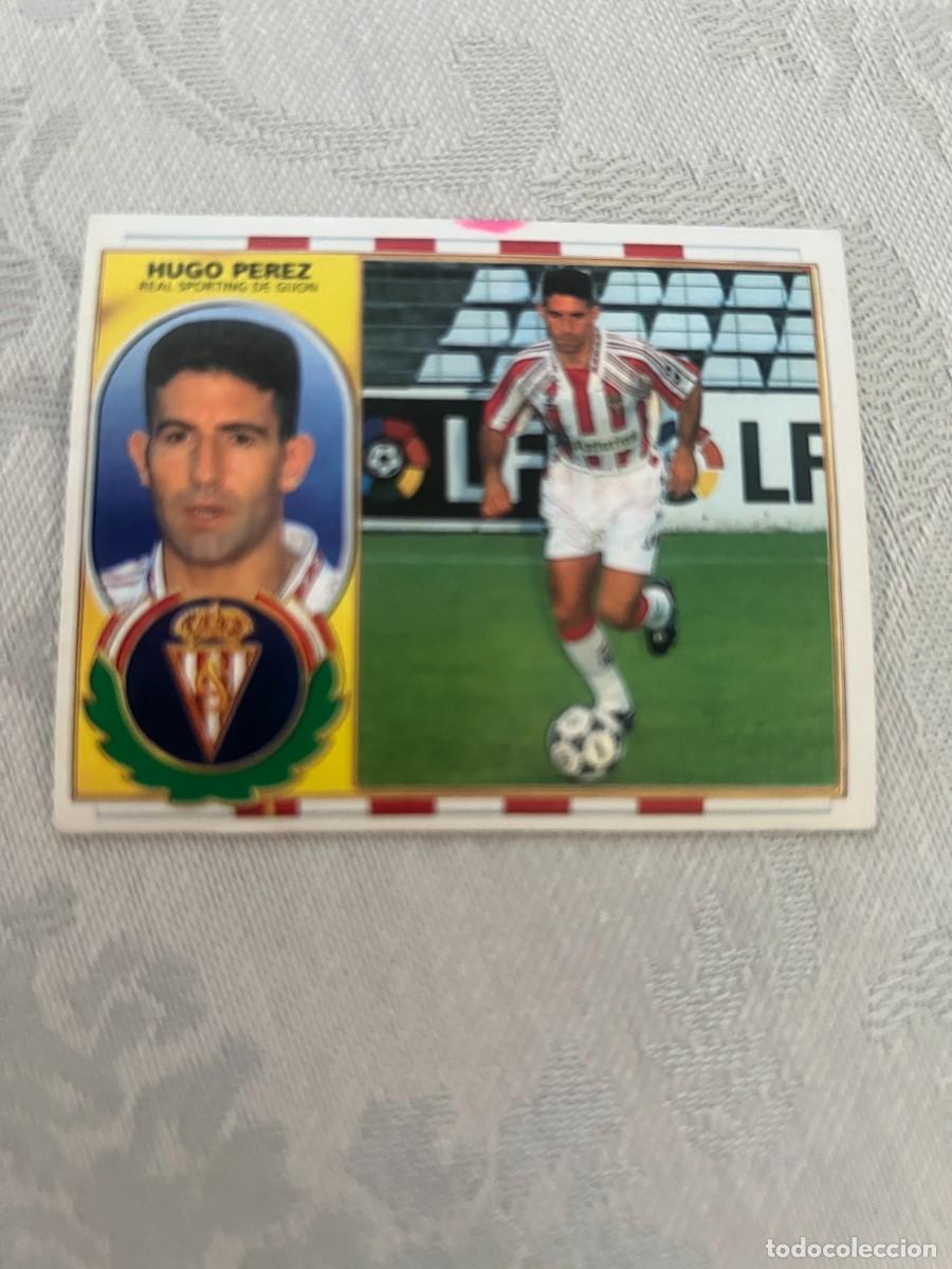 Cromos de f&uacute;tbol: HUGO P&Eacute;REZ SPORTING DE GIJ&Oacute;N SIN PEGAR EDICIONES ESTE 1996-97