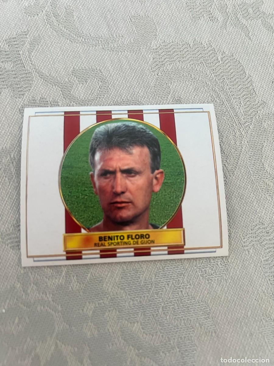 Cromos de f&uacute;tbol: BENITO FLORO SPORTING DE GIJ&Oacute;N SIN PEGAR EDICIONES ESTE 1996-97
