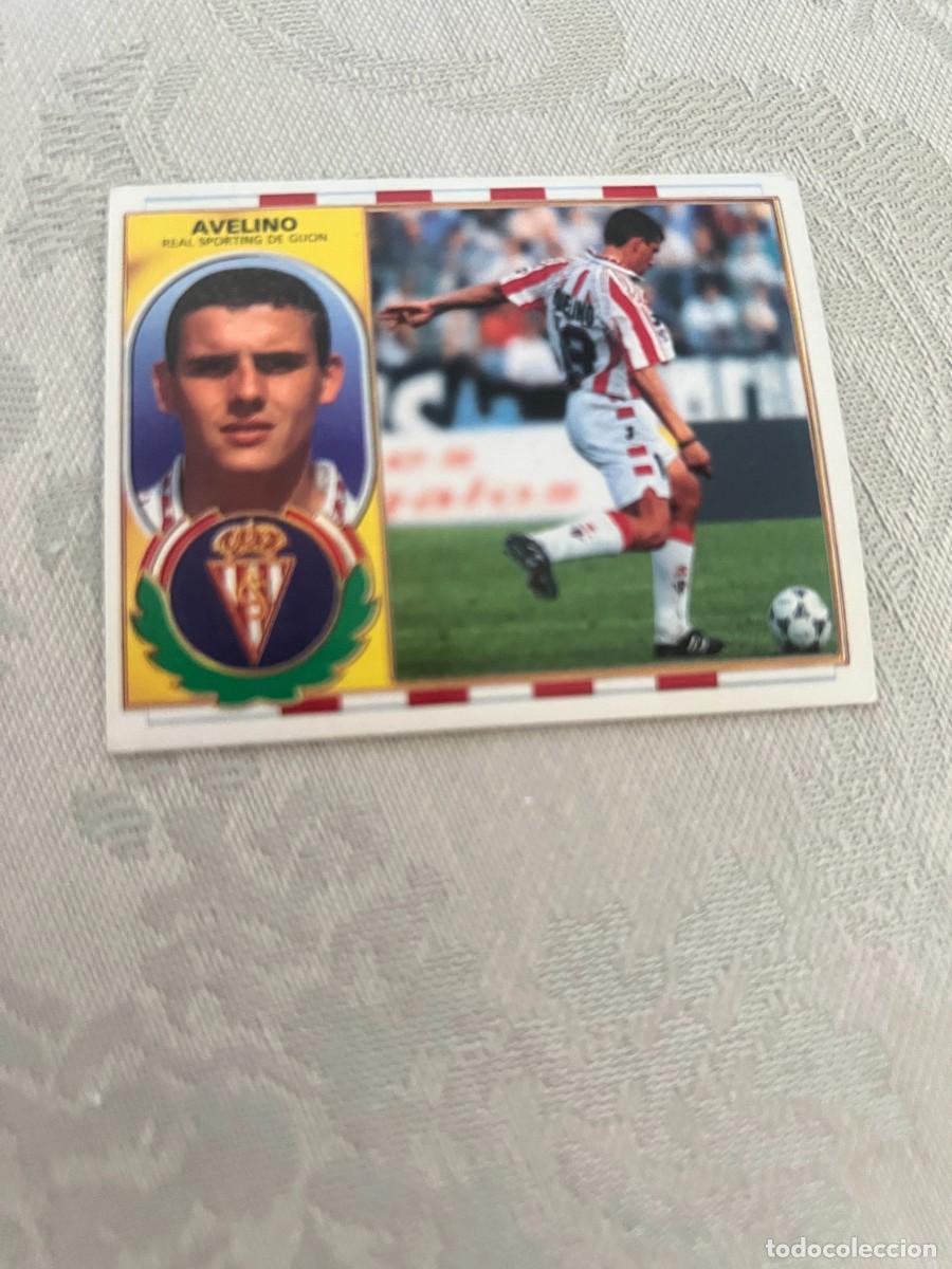 Cromos de f&uacute;tbol: AVELINO SPORTING DE GIJ&Oacute;N SIN PEGAR EDICIONES ESTE 1996-97