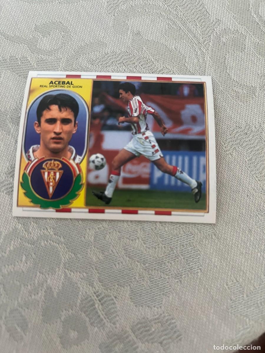 Cromos de f&uacute;tbol: ACEBAL SPORTING DE GIJ&Oacute;N SIN PEGAR EDICIONES ESTE 1996-97