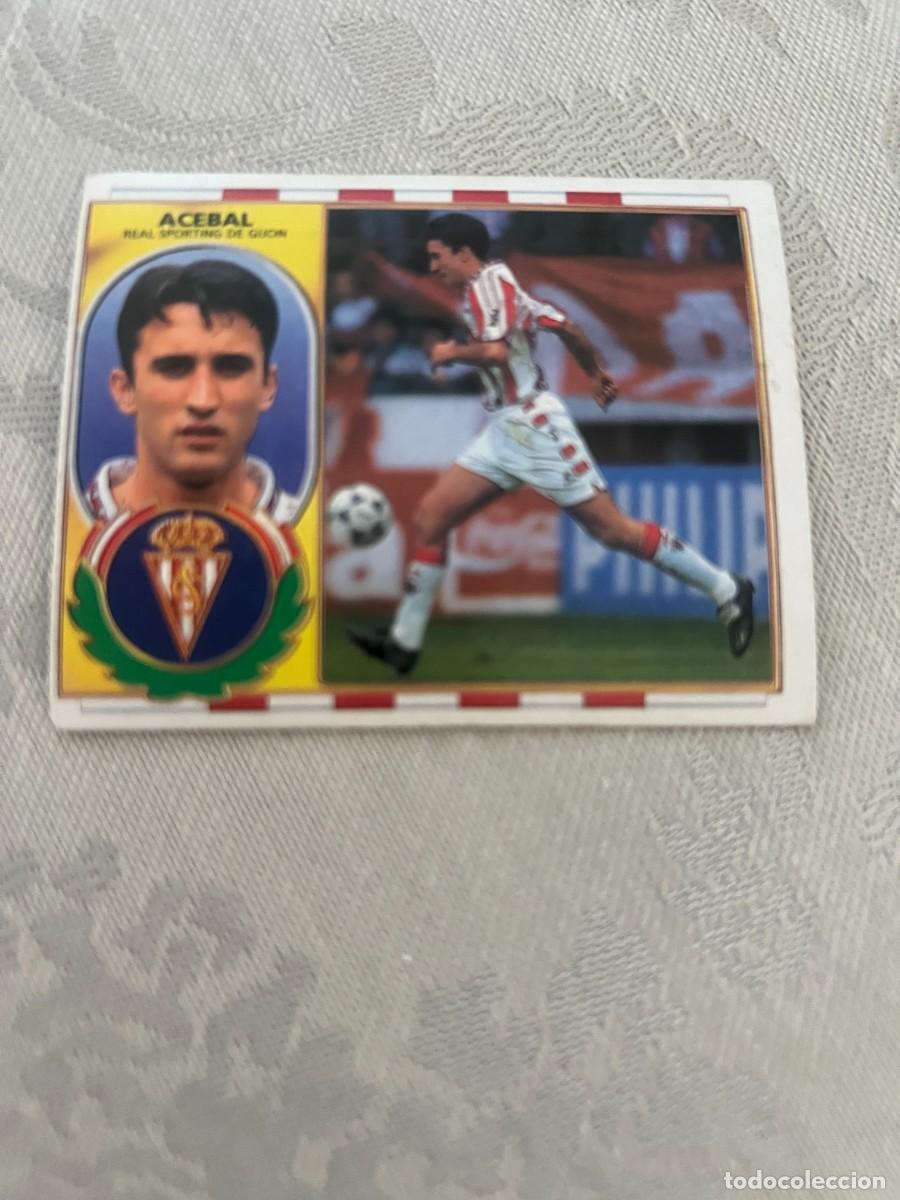 Cromos de f&uacute;tbol: ACEBAL SPORTING DE GIJ&Oacute;N SIN PEGAR EDICIONES ESTE 1996-97