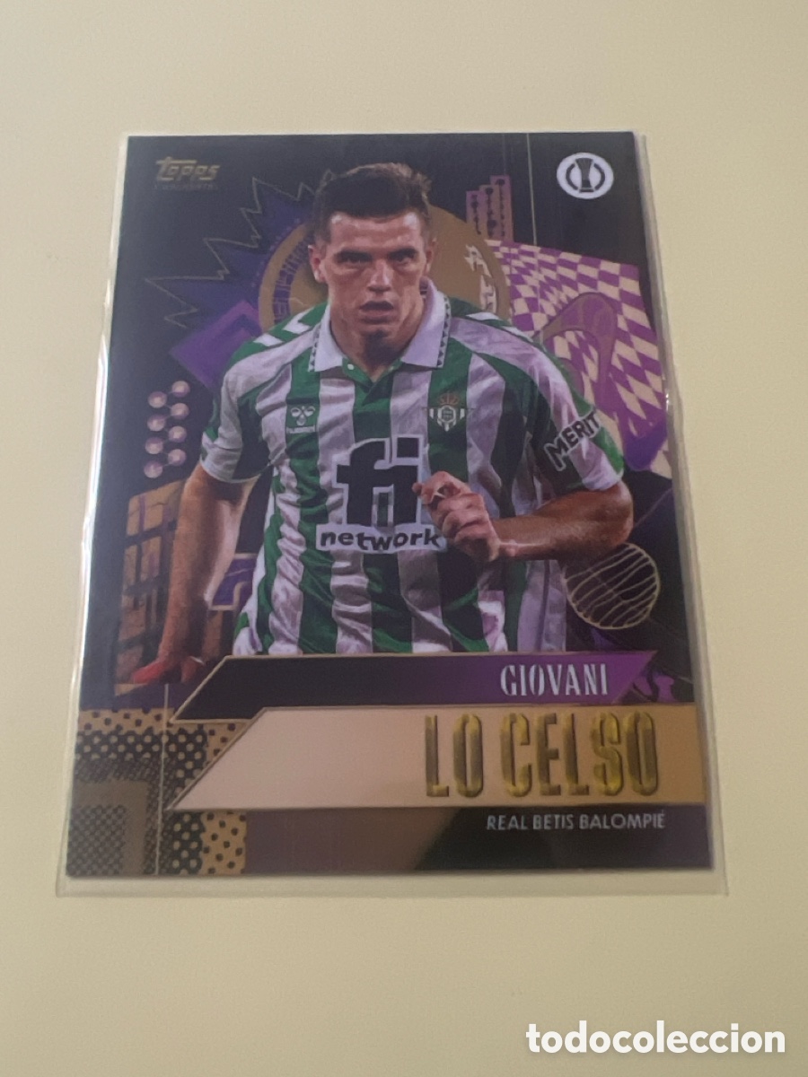Cromos de f&uacute;tbol: C2766. Topps x Walkertkl 2024 Champions League Giovanni Lo Celso estrellas actuales