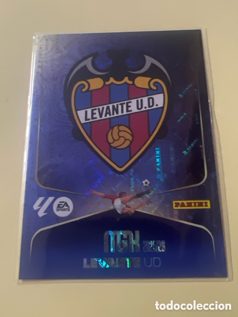 Cromos de f&uacute;tbol: C2769. levante escudo 199 megacracks 2025 2026 25 26 trading card