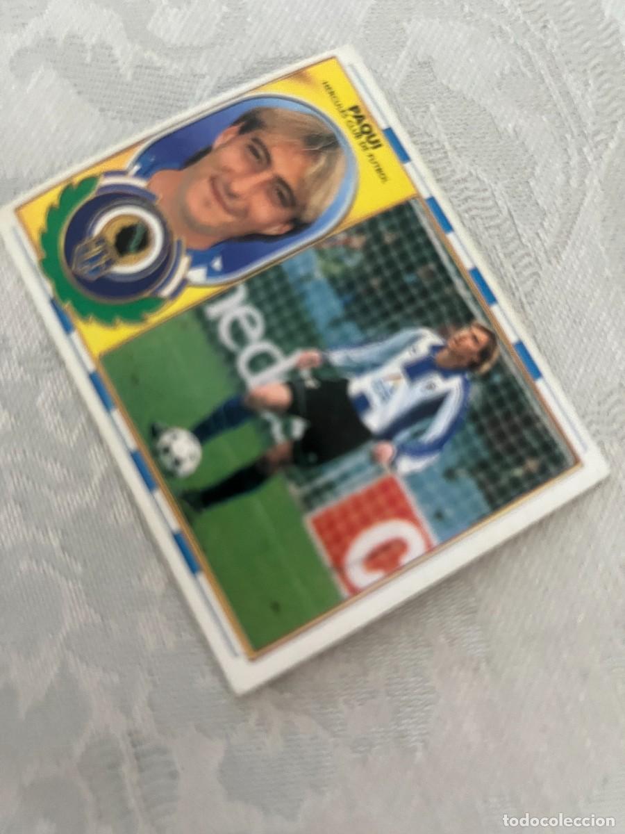 Cromos de f&uacute;tbol: PAQUI H&Eacute;RCULES SIN PEGAR EDICIONES ESTE 1996-97