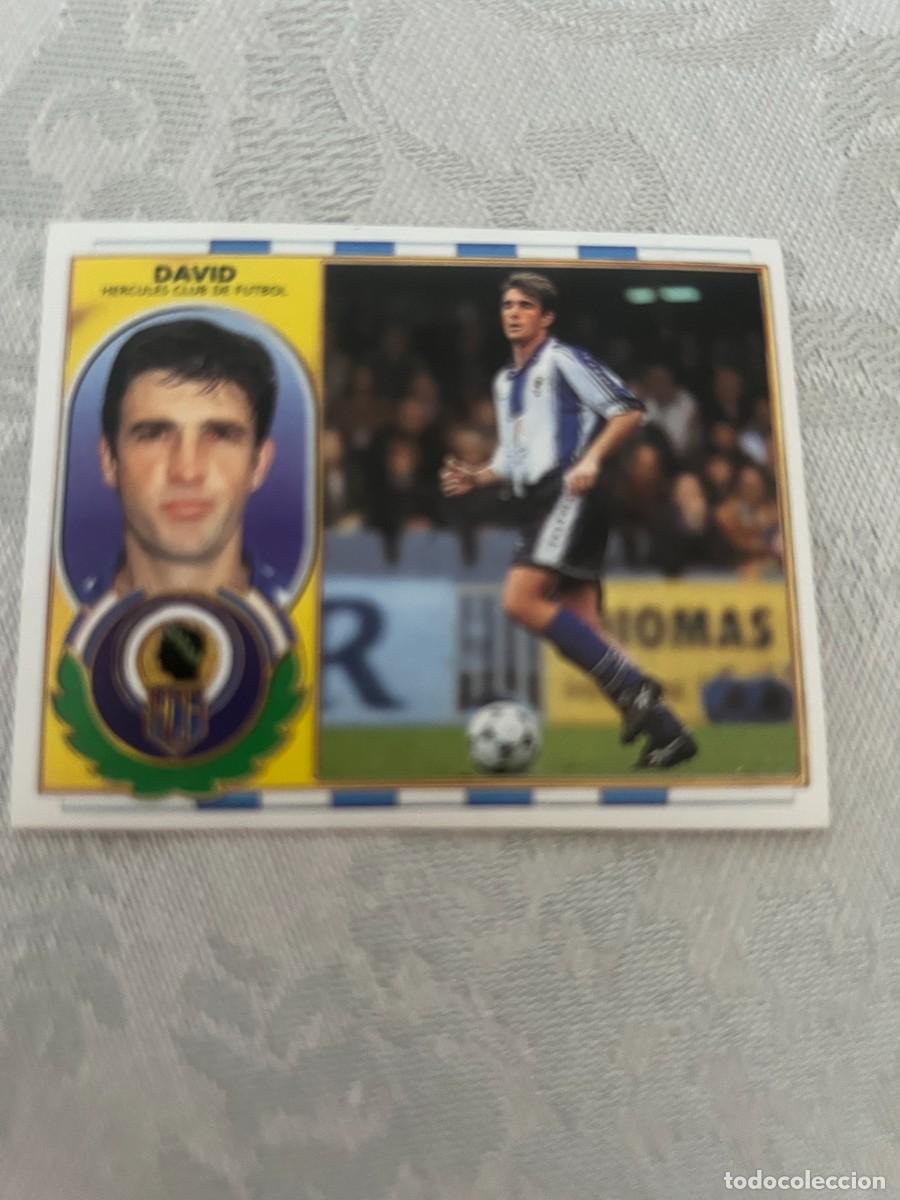 Cromos de f&uacute;tbol: DAVID H&Eacute;RCULES SIN PEGAR EDICIONES ESTE 1996-97