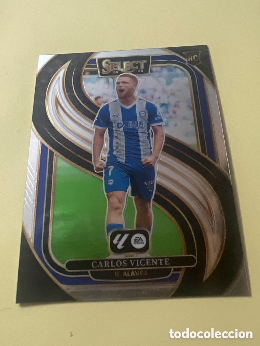 Cromos de f&uacute;tbol: C2778. PANINI SELECT LA LIGA 2024-25 - 172 CARLOS VICENTE (DEPORTIVO ALAVES) PARALELA SILVER