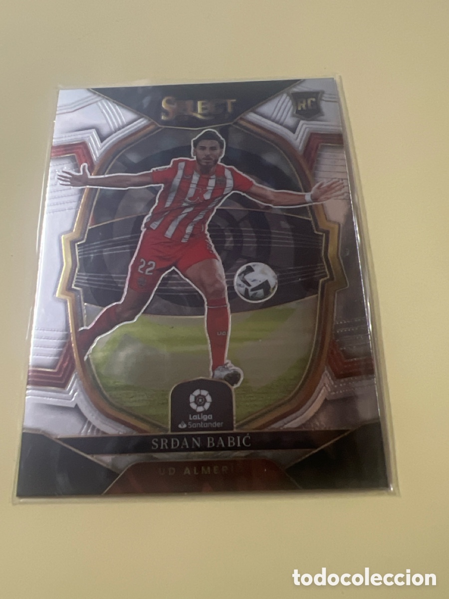 Cromos de f&uacute;tbol: C2779. 1 Srdan Babic Rookie Card Almer&iacute;a RC Select La Liga 22-23 UD Almer&iacute;a