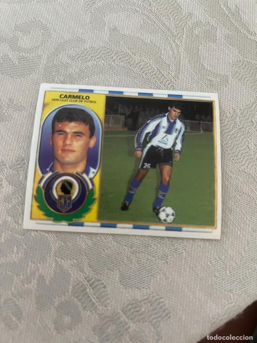 Cromos de f&uacute;tbol: CARMELO H&Eacute;RCULES SIN PEGAR EDICIONES ESTE 1996-97