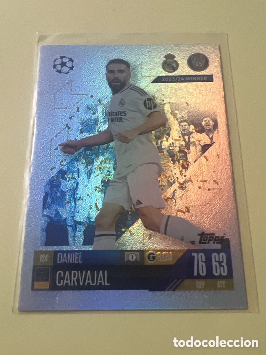 Cromos de f&uacute;tbol: C2781. 124 DANIEL CARVAJAL REAL MADRID MATCH ATTAX 2024 2025 TOPPS