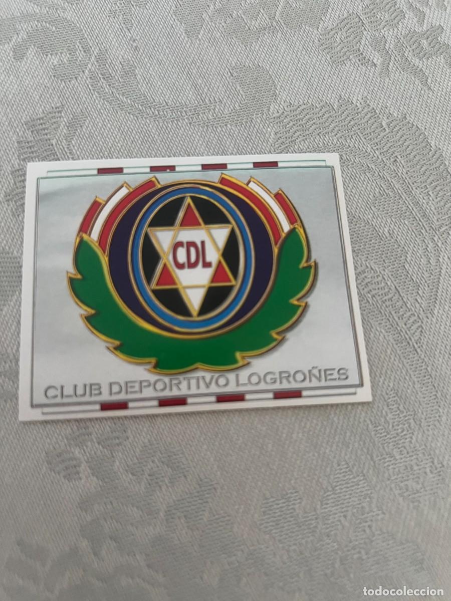 Cromos de f&uacute;tbol: ESCUDO LOGRO&Ntilde;&Eacute;S SIN PEGAR EDICIONES ESTE 1996-97