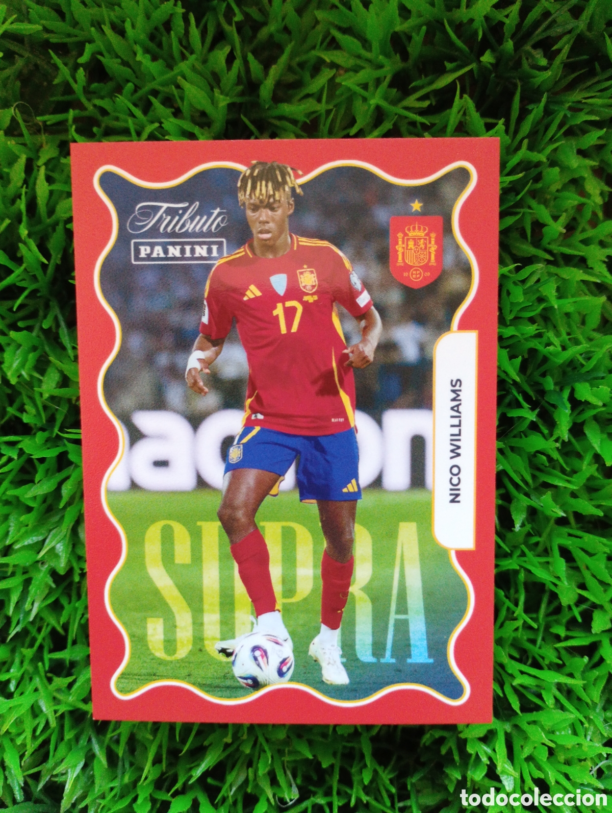 Cromos de f&uacute;tbol: Nico Williams Espa&ntilde;a Tributo 2026 # 81