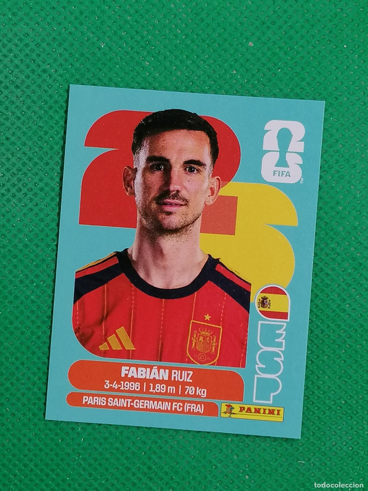 Cromos de f&uacute;tbol: ESP 12 ESP12 FABIAN RUIZ ESPA&Ntilde;A ⚽ PANINI FIFA MUNDIAL WORLD CUP 26 2026 STICKER ⚽