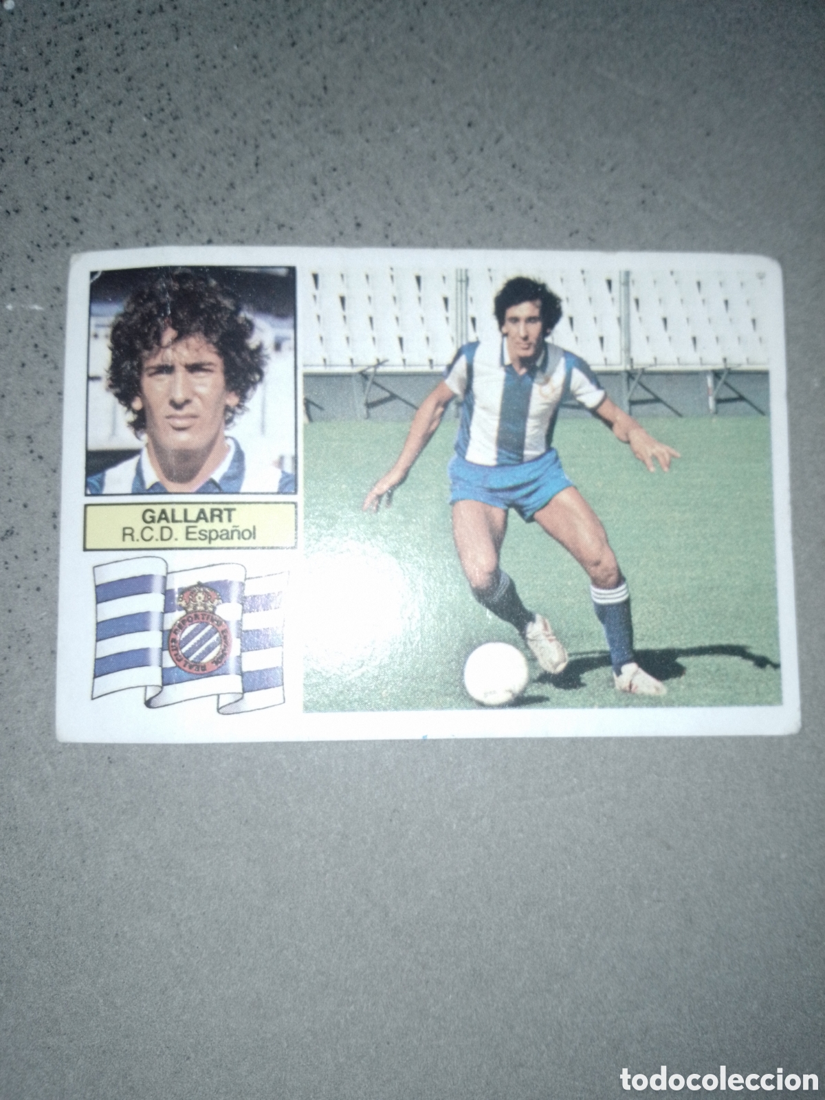 Cromos de f&uacute;tbol: GALLART ESPA&Ntilde;OL FICHAJE 1 1982-83 ESTE SIN PEGAR