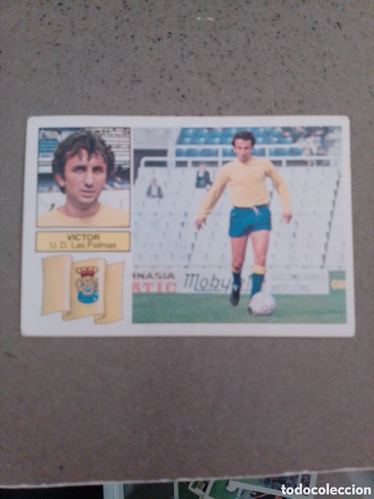 Fu&szlig;ball-Sticker: VICTOR LAS PALMAS BAJA 1982-83 ESTE SIN PEGAR