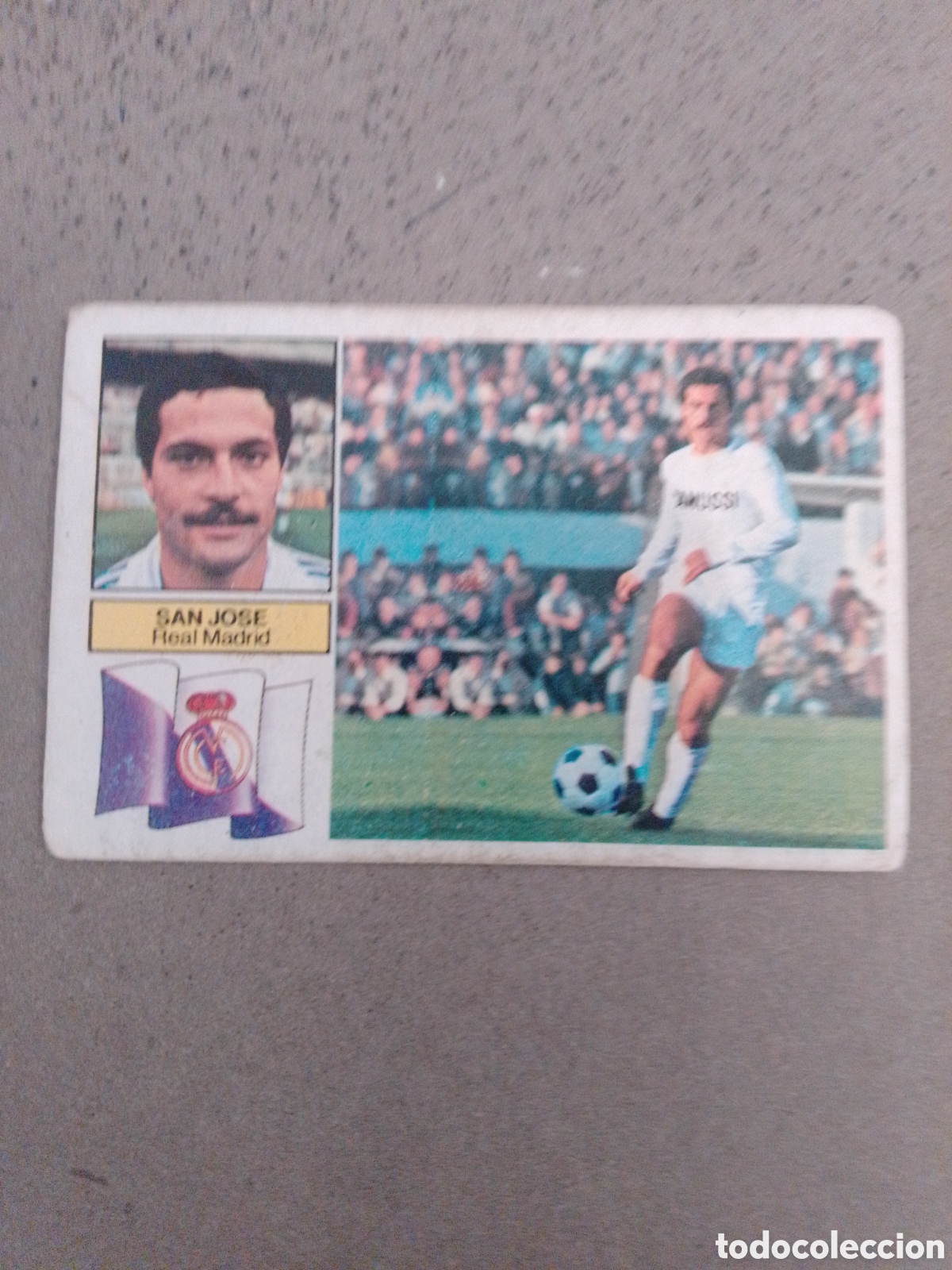 Fu&szlig;ball-Sticker: SAN JOSE REAL MADRID 1982-83 ESTE SIN PEGAR
