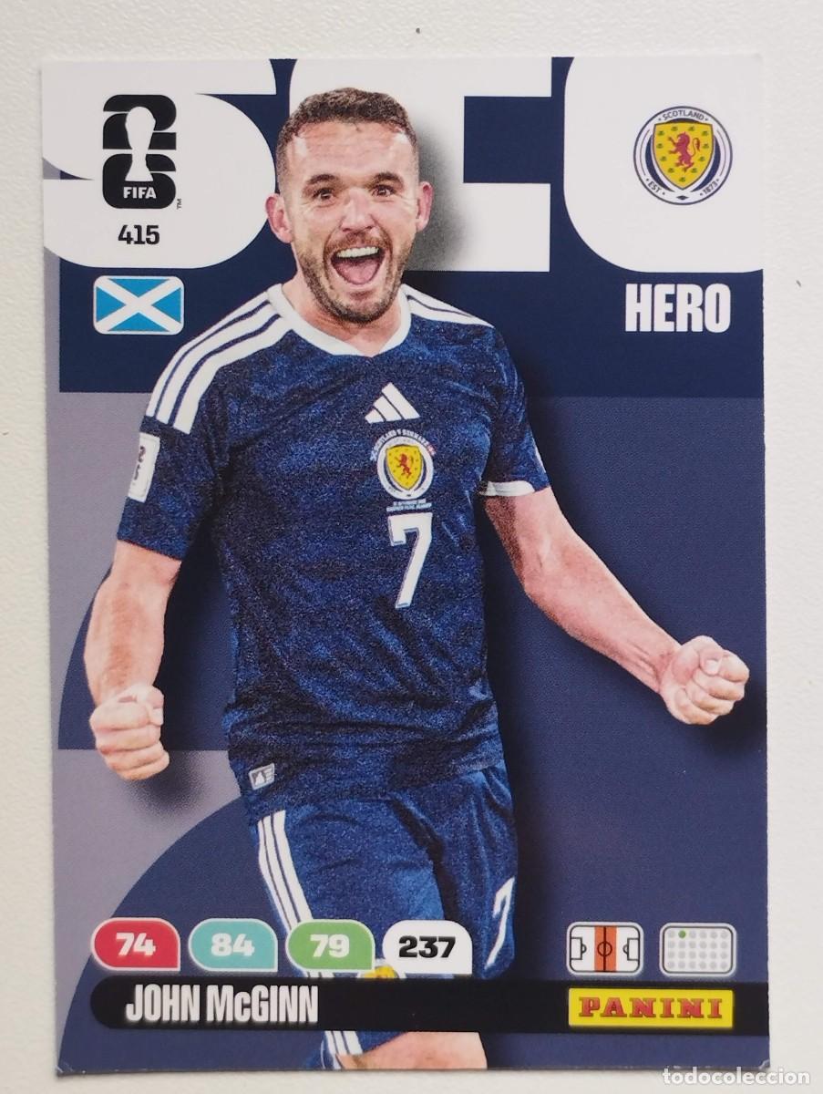 Cromos de f&uacute;tbol: CROMO CARD ADRENALYN MUNDIAL WORLD CUP 2026 HERO ESCOCIA 415 JOHN McGINN