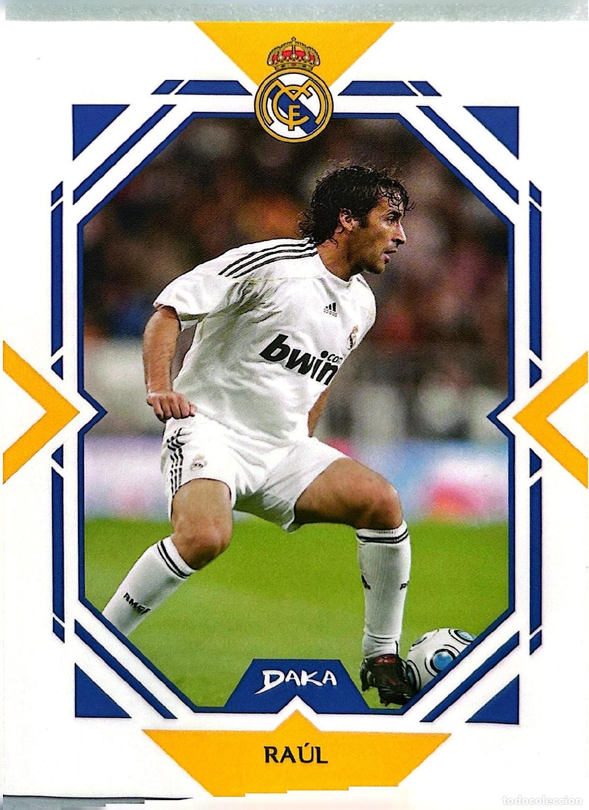 Cromos de f&uacute;tbol: Cromo Ra&uacute;l Real Madrid C.F. Daka Top Audience 2025-2026