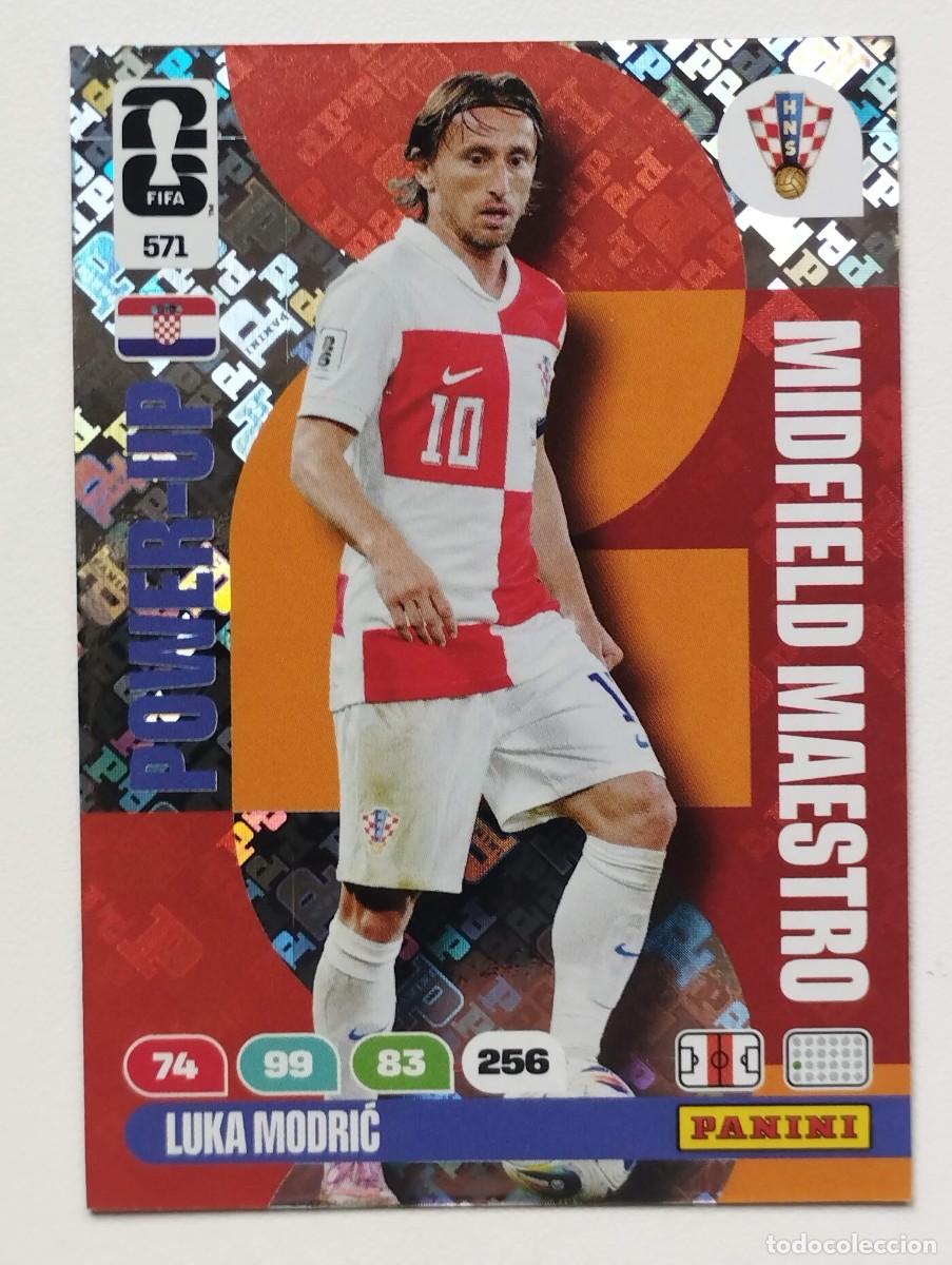 Cromos de f&uacute;tbol: CROMO CARD ADRENALYN MUNDIAL WORLD CUP 2026 MIDFIELD MAESTRO 571 LUKA MODRIC