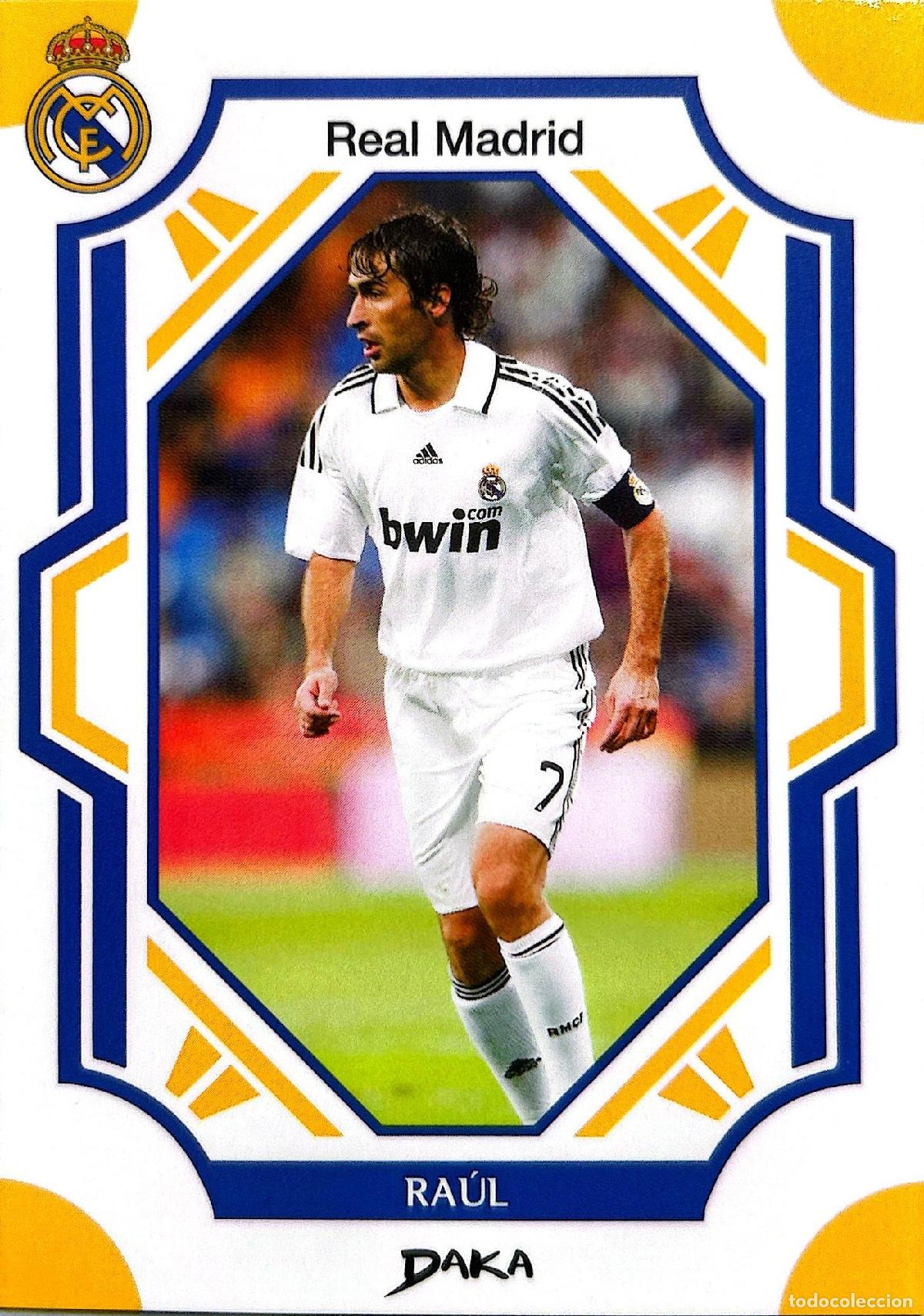 Cromos de f&uacute;tbol: Cromo Ra&uacute;l Real Madrid C.F. Daka Top Audience 2025-2026