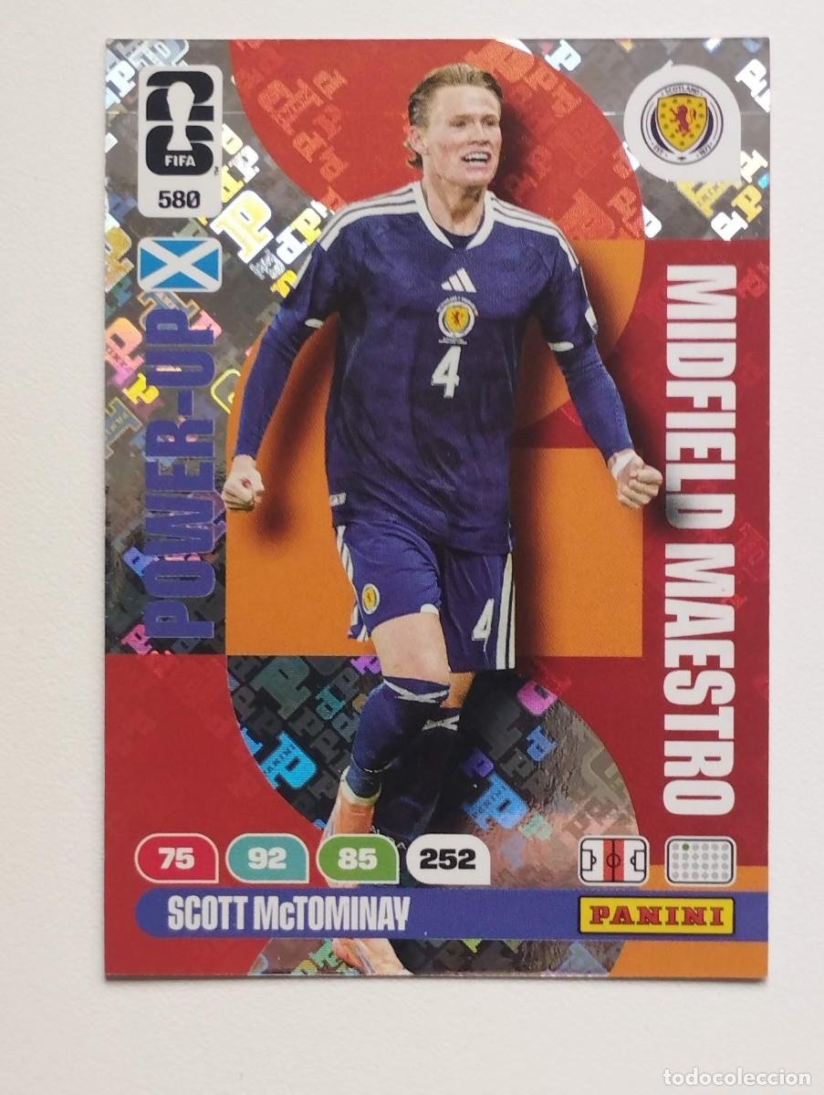 Cromos de f&uacute;tbol: CROMO CARD ADRENALYN MUNDIAL WORLD CUP 2026 MIDFIELD MAESTRO 580 SCOTT McTOMINAY