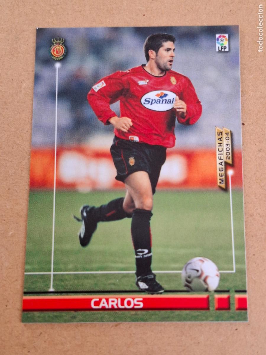 Cromos de f&uacute;tbol: MEGAFICHAS 2003 2004 03 04 - PANINI - 197 CARLOS ( BAJA ) - R.C.D. MALLORCA (CM)