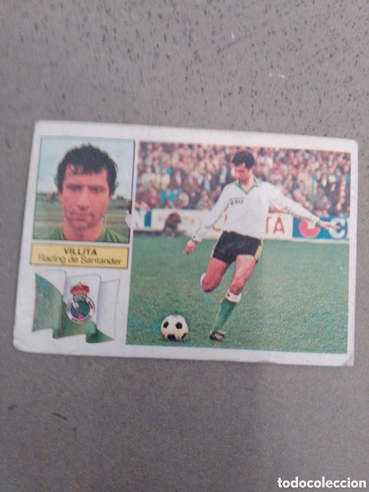 Cromos de f&uacute;tbol: VILLITA RACING DE SANTANDER 1982-83 ESTE SIN PEGAR