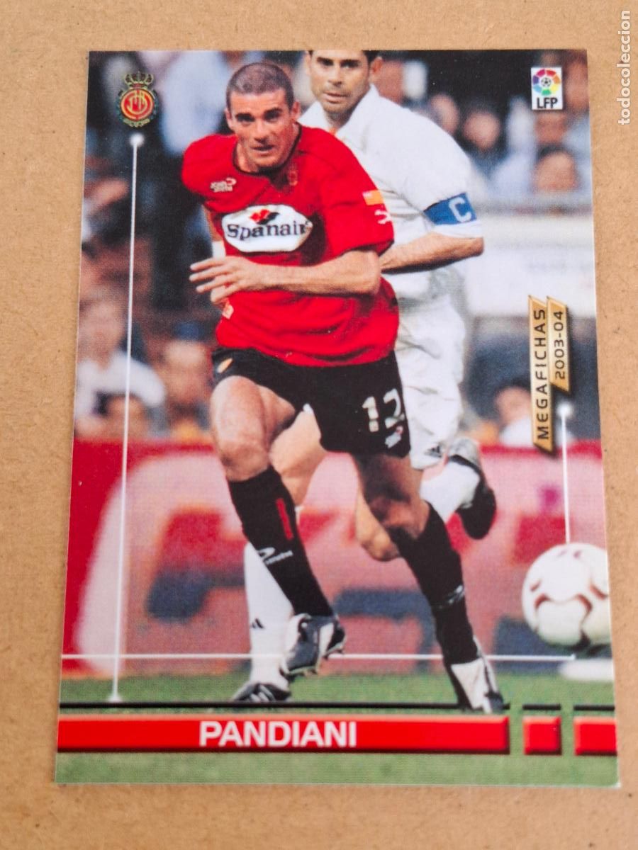 Cromos de f&uacute;tbol: MEGAFICHAS 2003 2004 03 04 - PANINI - 198 PANDIANI ( BAJA ) - R.C.D. MALLORCA (CM)