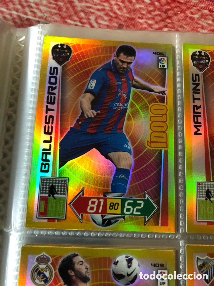 Cromos de f&uacute;tbol: Adrenalyn 2012 2013 &iacute;dolo ballesteros 406 levante