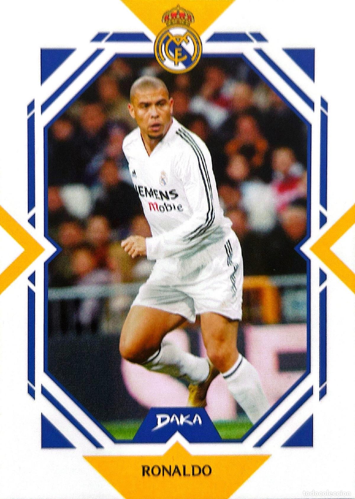 Cromos de f&uacute;tbol: Cromo Ronaldo Nazario Real Madrid C.F. Daka Top Audience 2025-2026