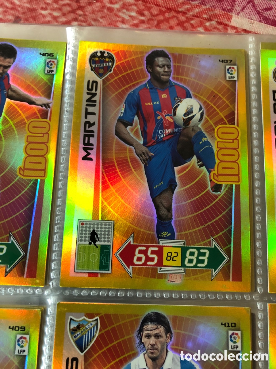 Cromos de f&uacute;tbol: Adrenalyn 2012 2013 &iacute;dolo martins 407 levante
