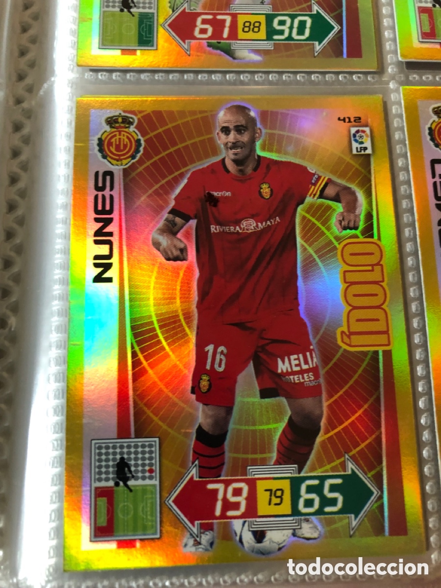 Fu&szlig;ball-Sticker: Adrenalyn 2012 2013 &iacute;dolo nunes 412 Mallorca