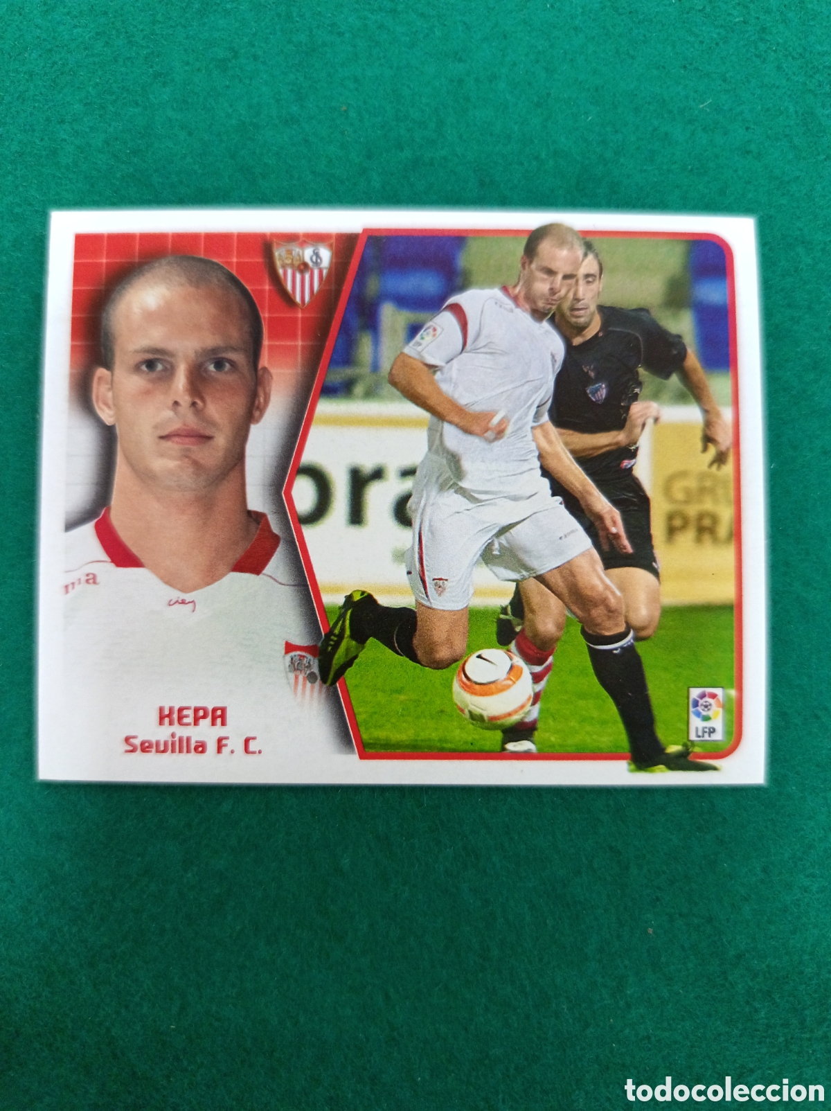 Cromos de f&uacute;tbol: Cromo Kepa liga 2005 2006. Sin pegar. Coloca Sevilla FC