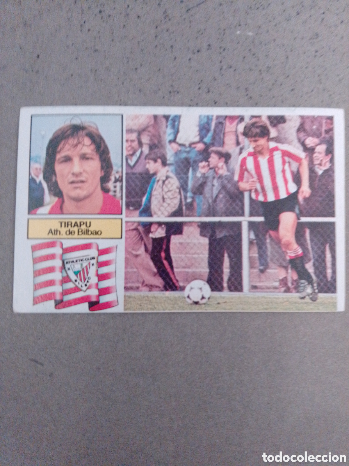 Cromos de f&uacute;tbol: TIRAPU ATHLETIC DE BILBAO 1982-83 ESTE SIN PEGAR