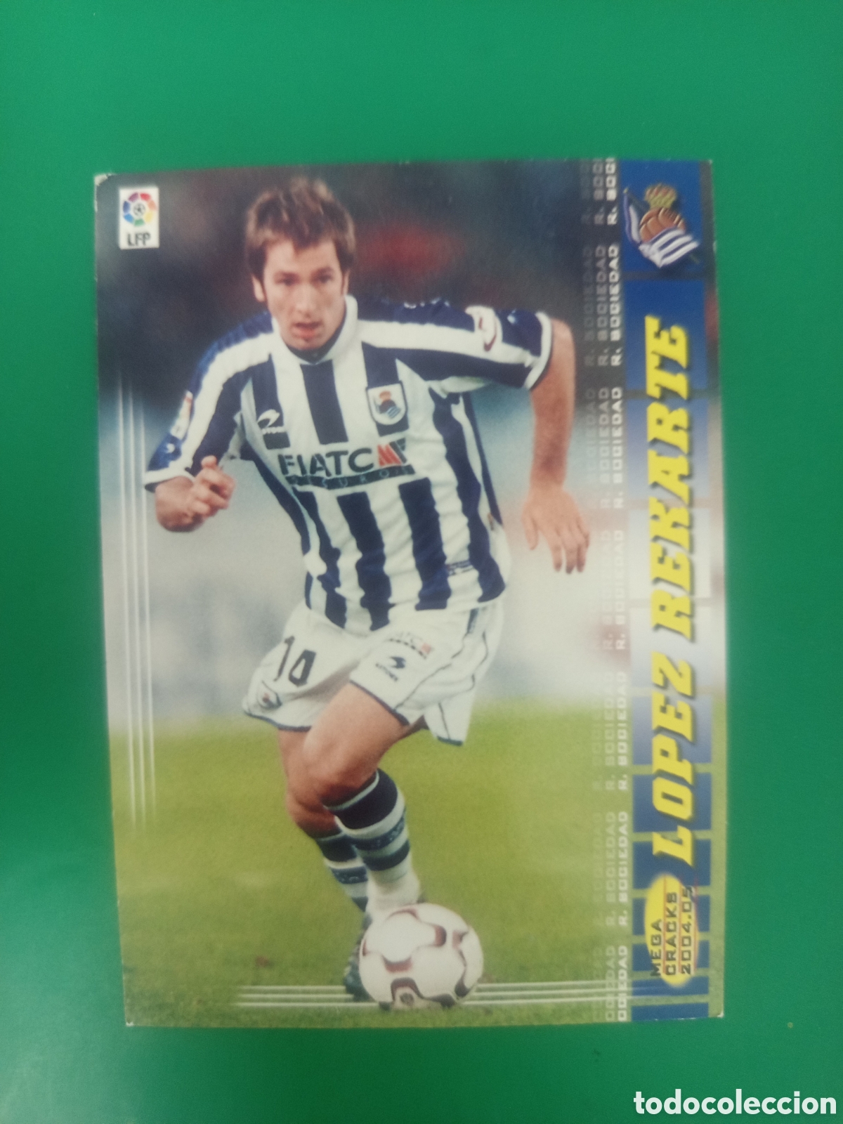 Cromos de f&uacute;tbol: ❇️ CROMO ⚽ L&Oacute;PEZ REKARTE REAL SOCIEDAD MEGACRACKS MGKS 04 05 2004 2005 PANINI SPORTS ❇️