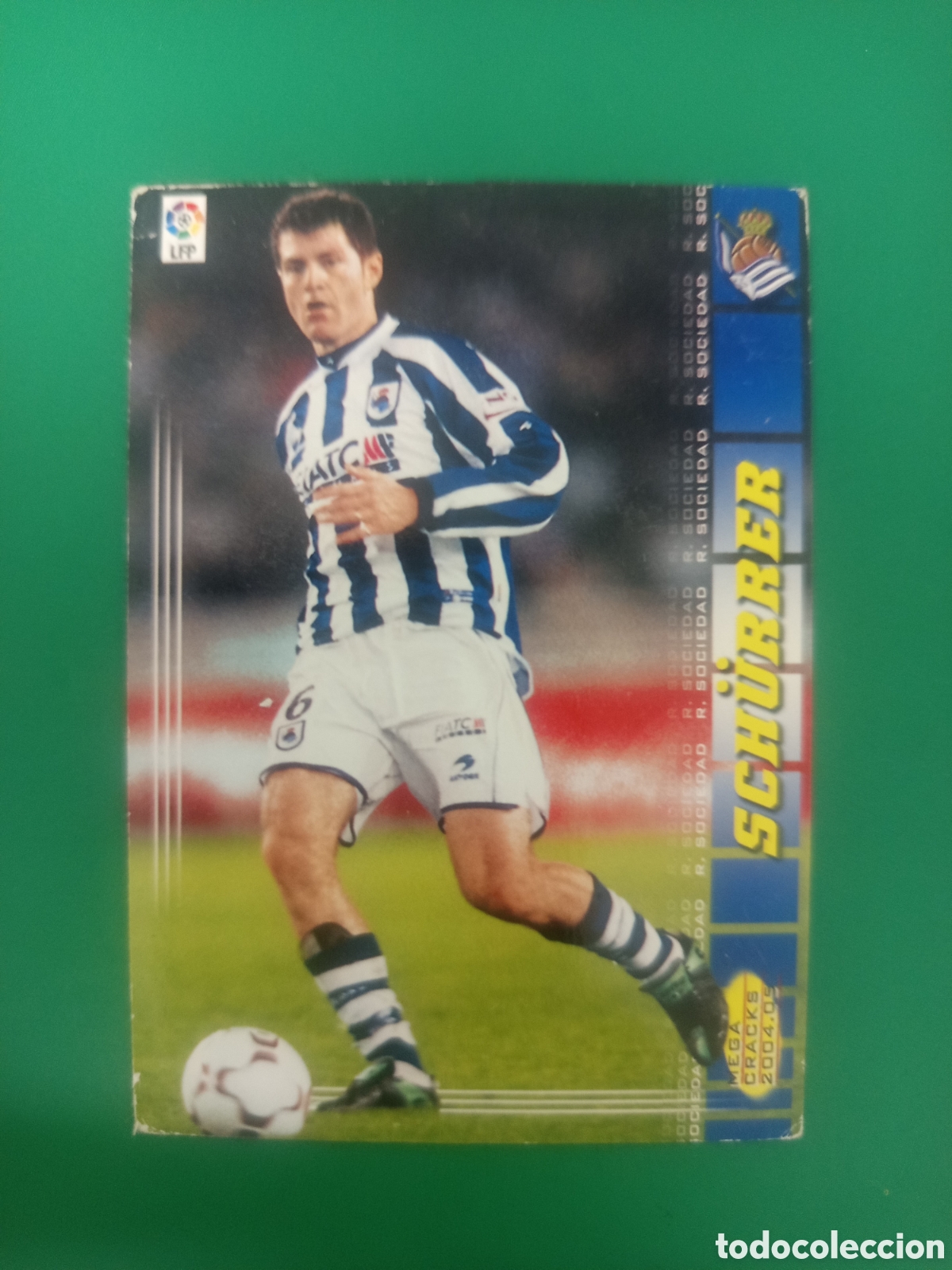 Cromos de f&uacute;tbol: ❇️ CROMO ⚽ SCH&Uuml;RRER REAL SOCIEDAD MEGACRACKS MGKS 04 05 2004 2005 PANINI SPORTS ❇️
