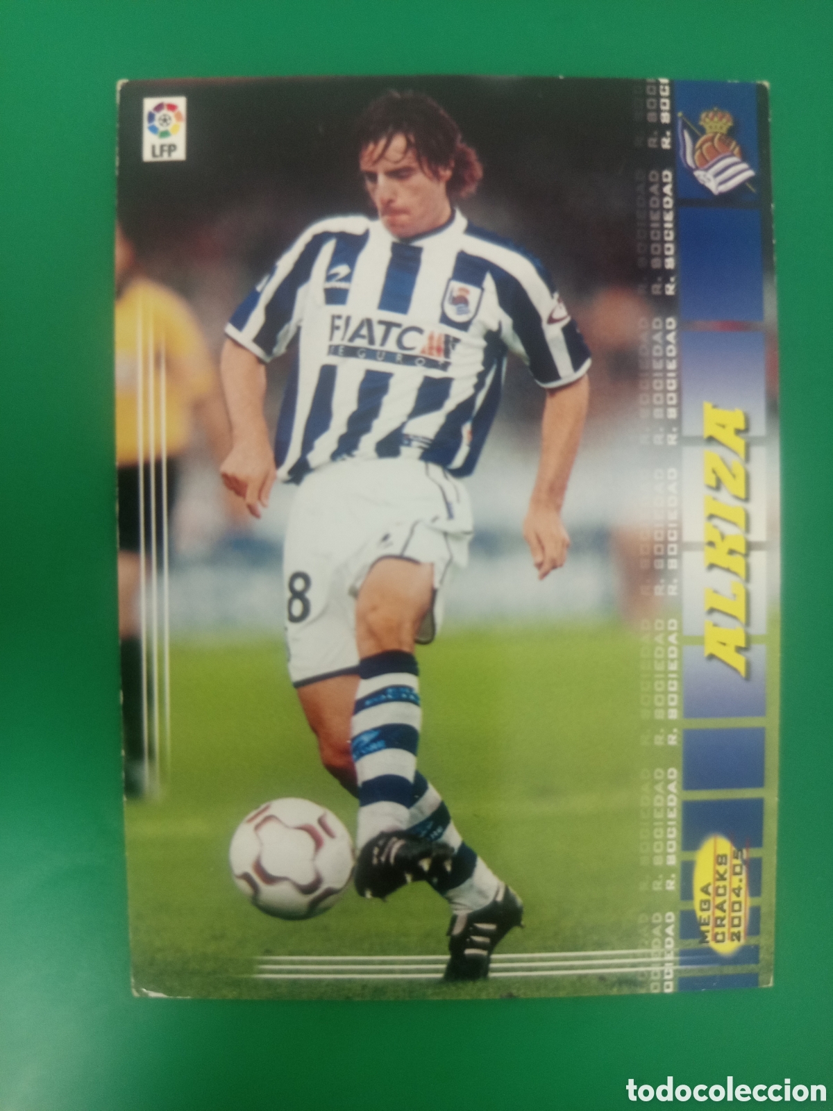 Cromos de f&uacute;tbol: ❇️ CROMO ⚽ ALKIZA REAL SOCIEDAD MEGACRACKS MGKS 04 05 2004 2005 PANINI SPORTS ❇️