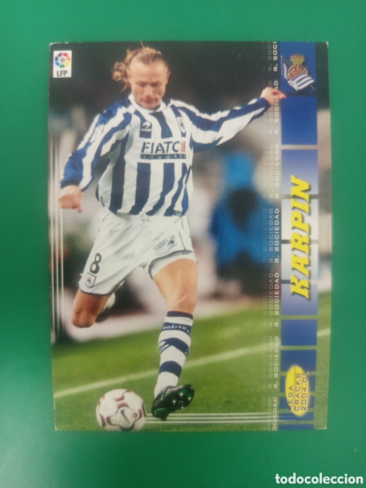 Cromos de f&uacute;tbol: ❇️ CROMO ⚽ KARPIN REAL SOCIEDAD MEGACRACKS MGKS 04 05 2004 2005 PANINI SPORTS ❇️
