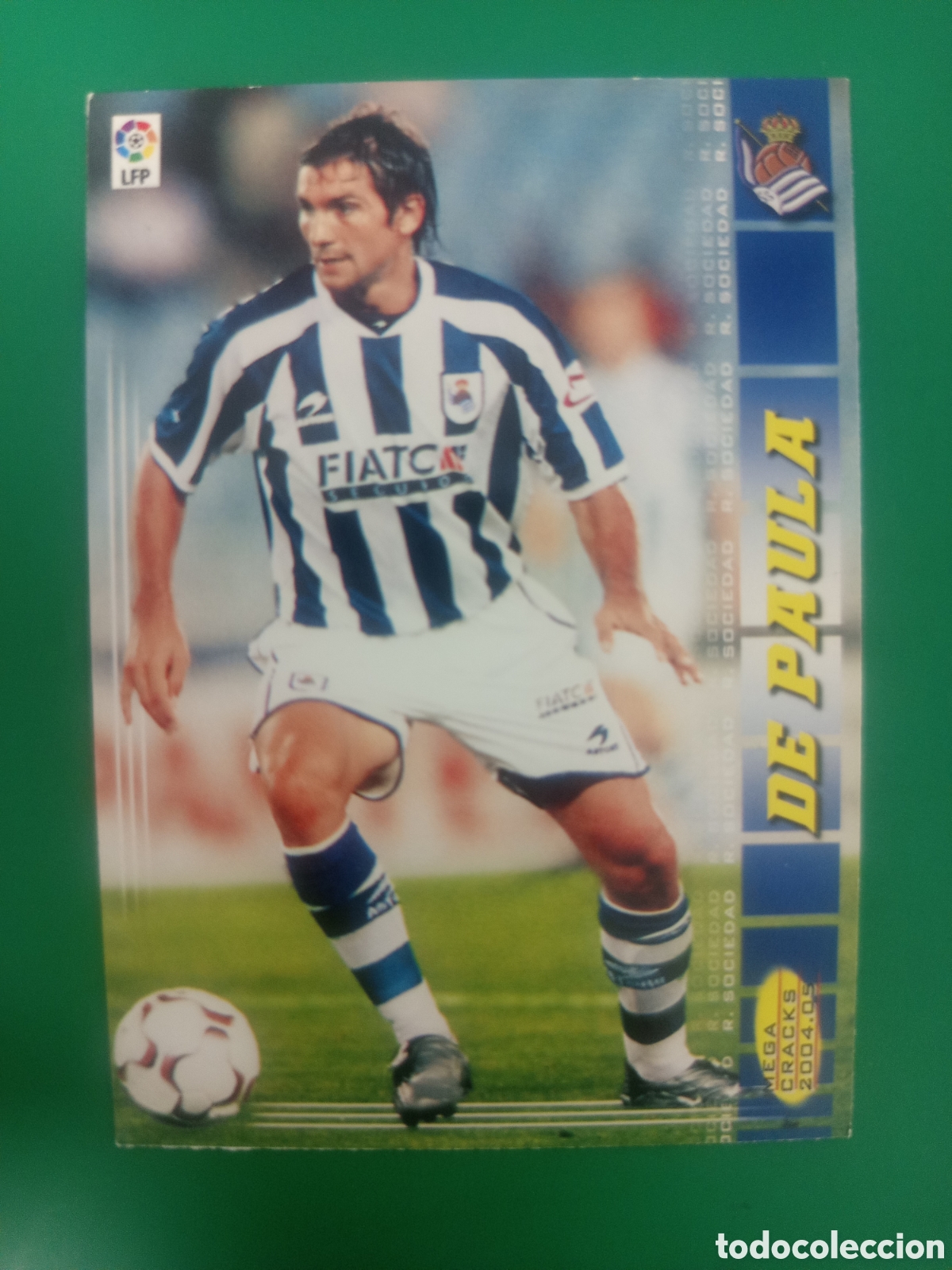 Cromos de f&uacute;tbol: ❇️ CROMO ⚽ DE PAULA REAL SOCIEDAD MEGACRACKS MGKS 04 05 2004 2005 PANINI SPORTS ❇️