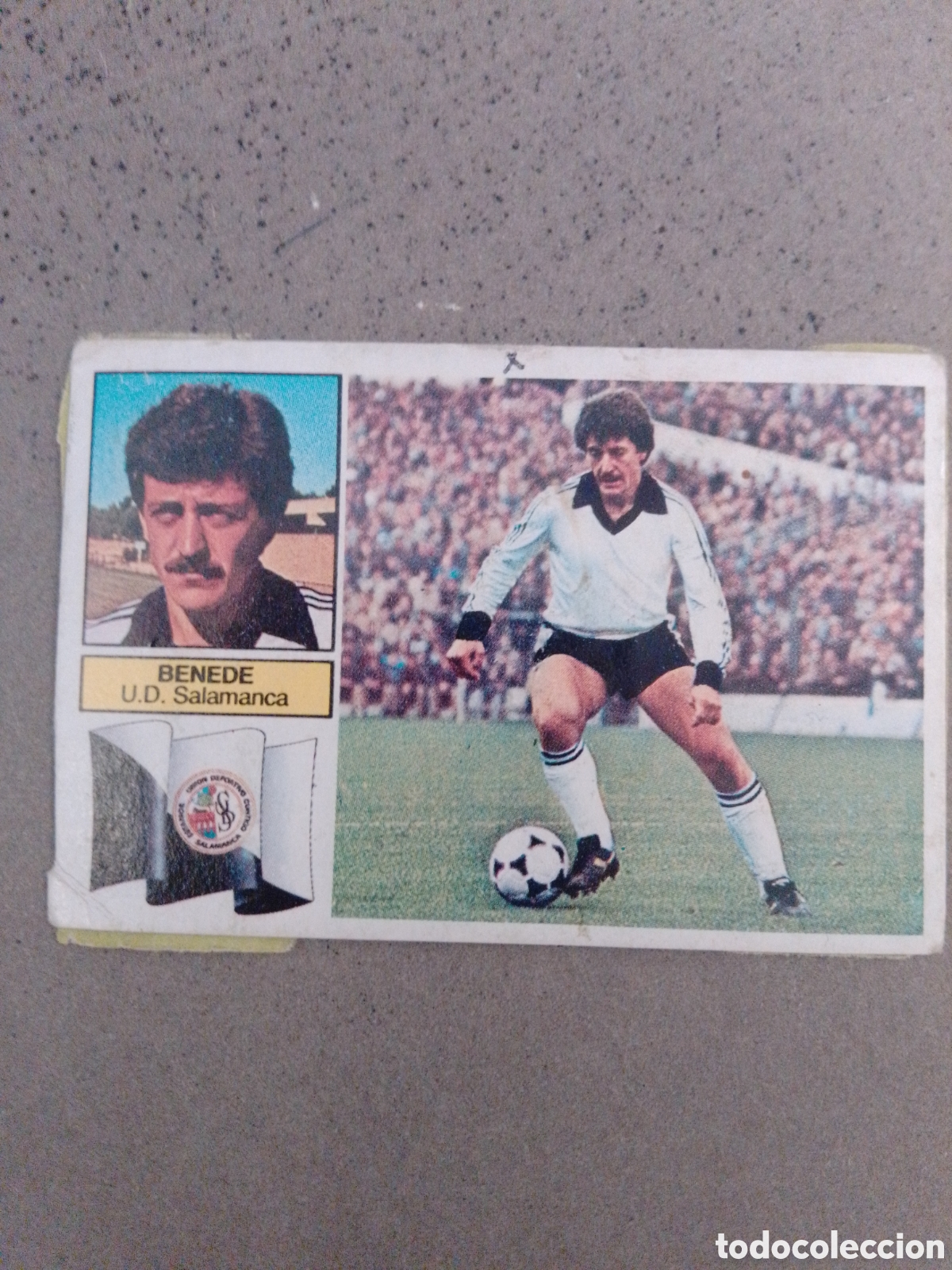 Cromos de f&uacute;tbol: BENEDE SALAMANCA FICHAJE 11 1982-83 ESTE DESPEGADO