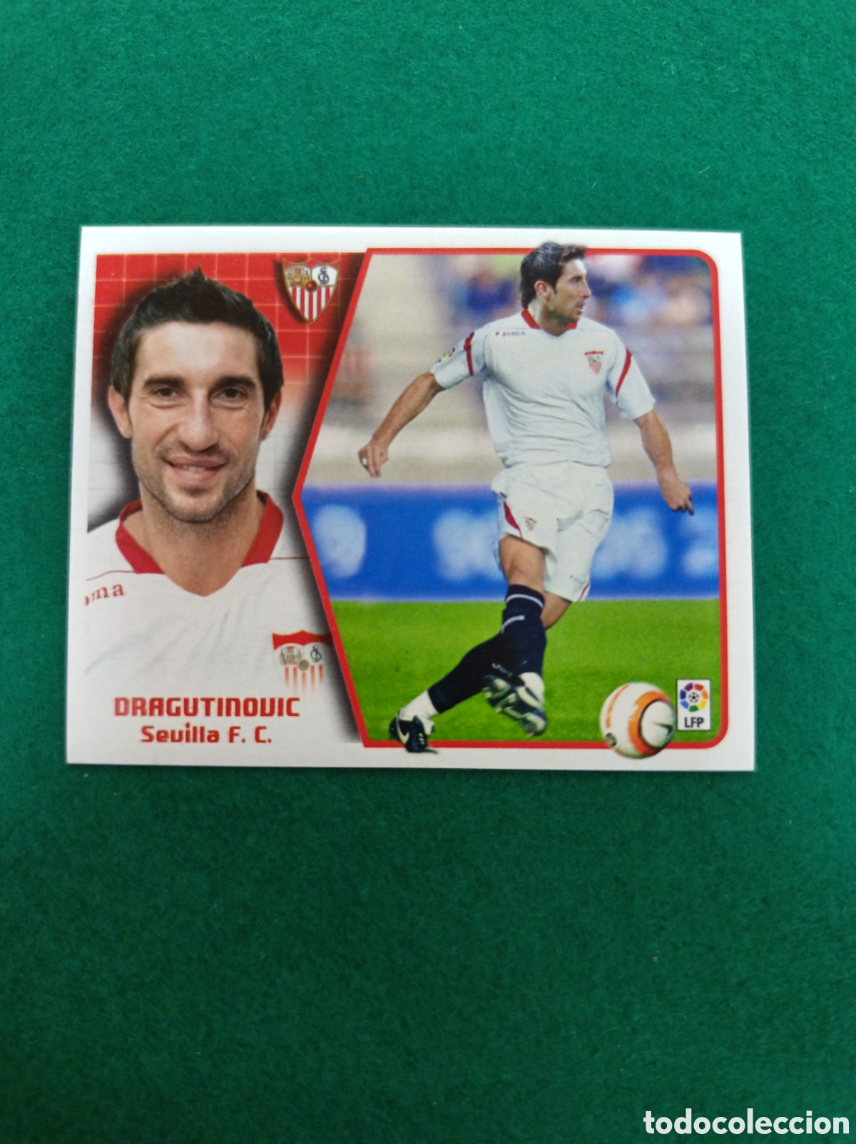 Cromos de f&uacute;tbol: Cromo Dragutinovic liga 2005 2006. Coloca Sevilla fc