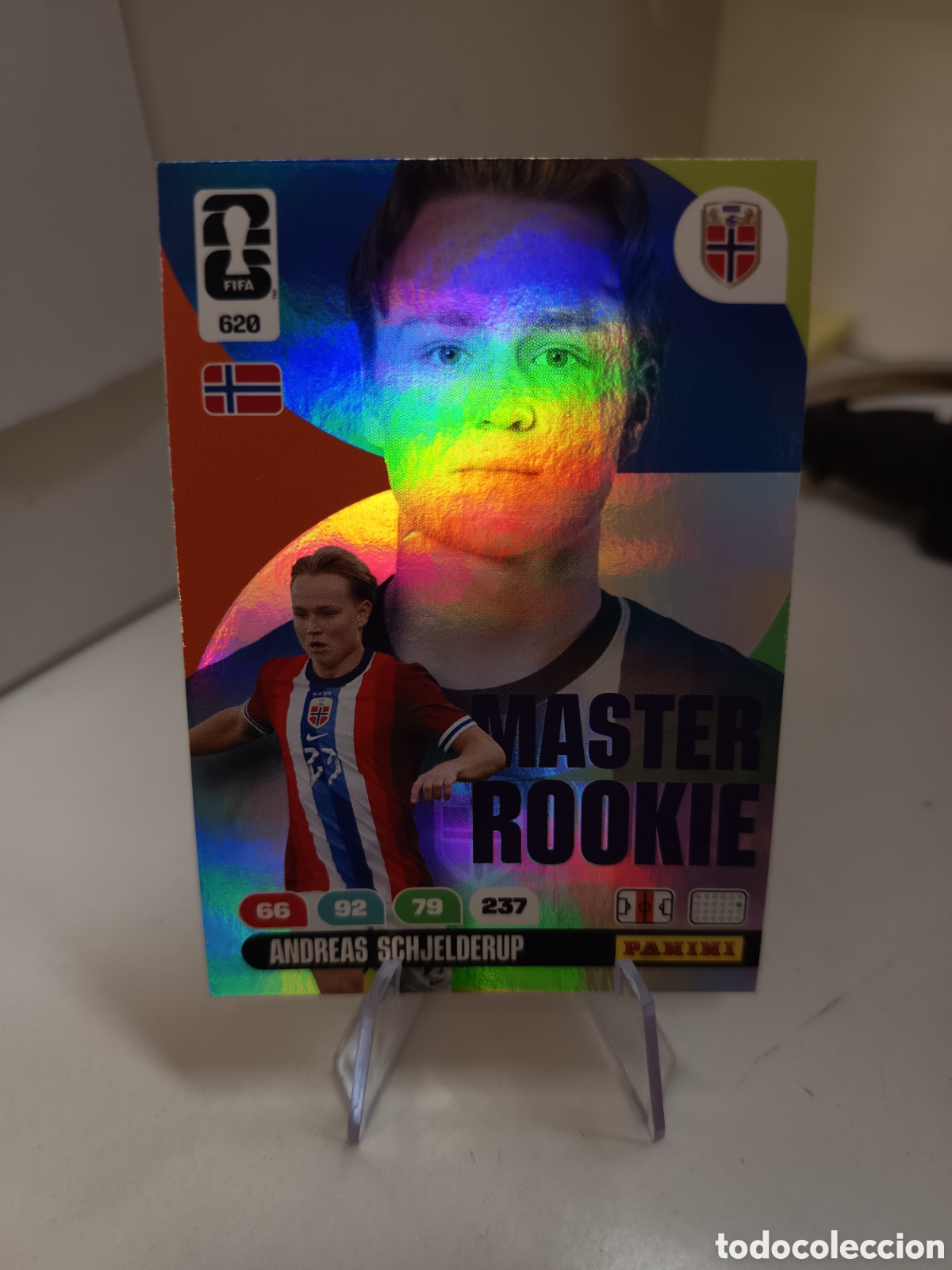 Cromos de f&uacute;tbol: 620 ANDREAS SCHJELDERUP ADRENALYN WORLD CUP 2026 MUNDIAL