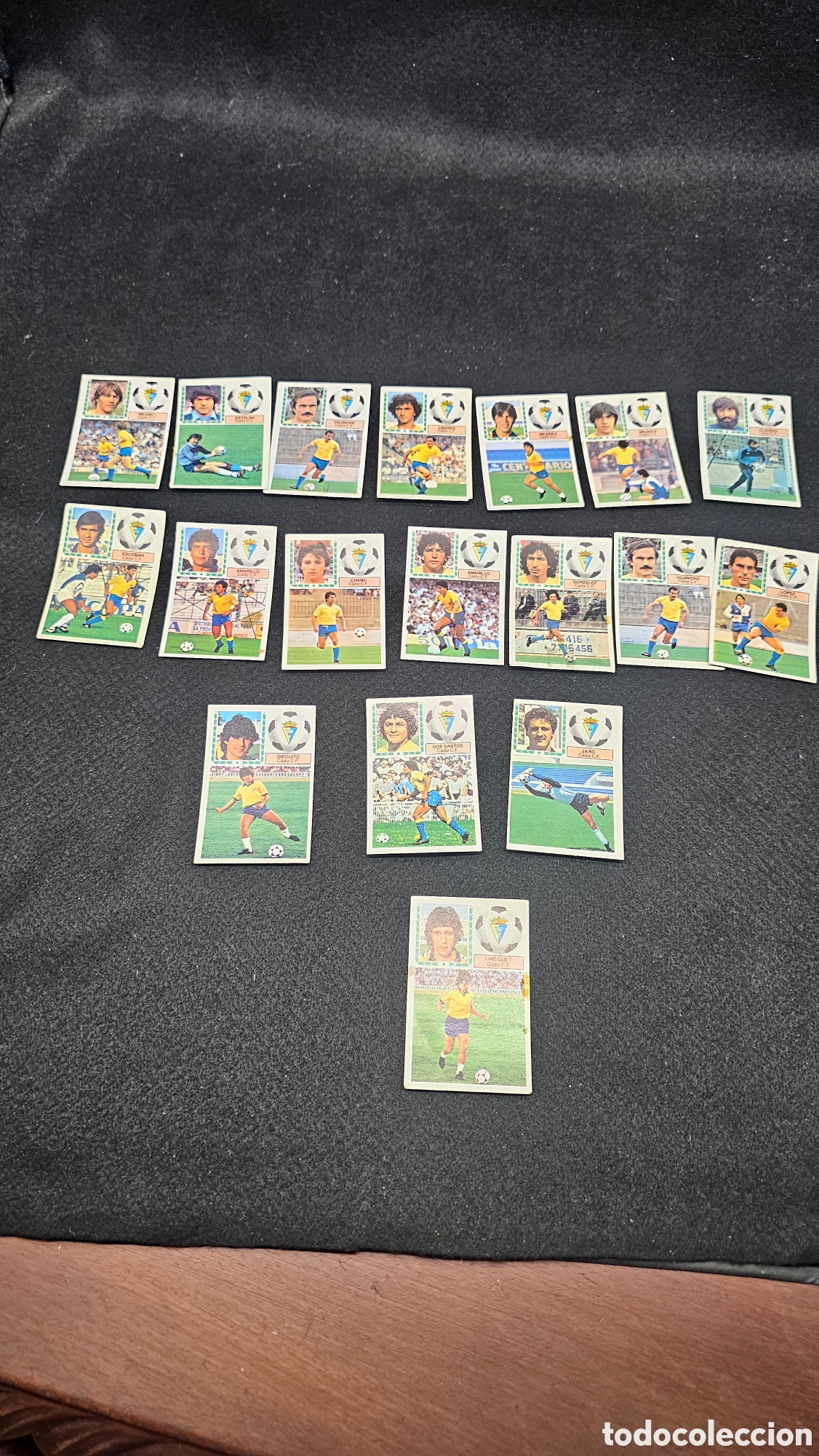 Cromos de f&uacute;tbol: Cromos de f&uacute;tbol C&aacute;diz liga 83/84