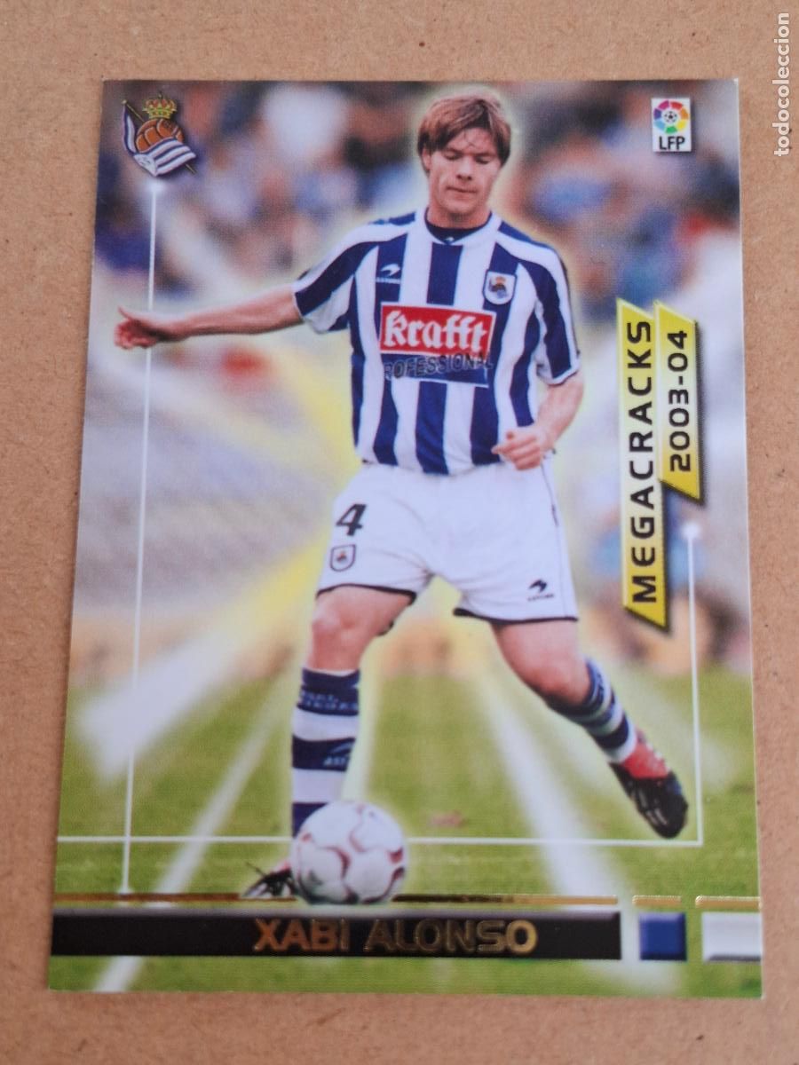 Cromos de f&uacute;tbol: MEGAFICHAS 2003 2004 03 04 - PANINI - 367 XABI ALONSO - REAL SOCIEDAD (CM)
