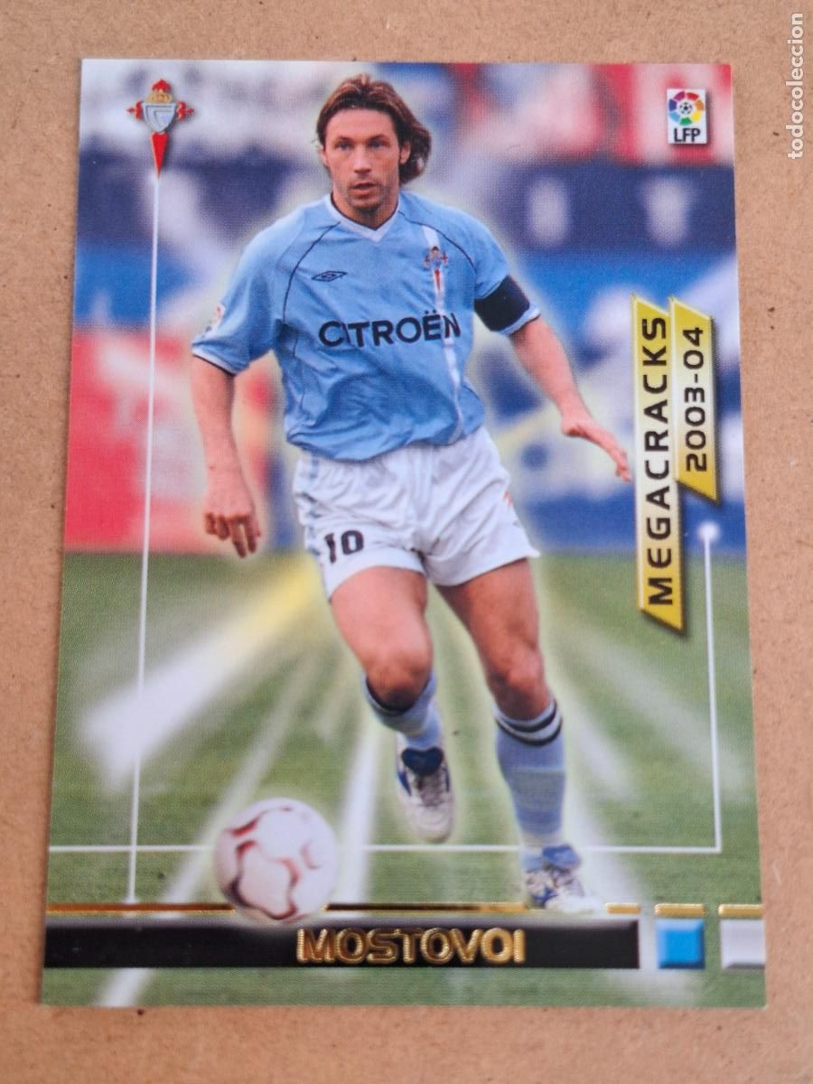 Football Stickers: MEGAFICHAS 2003 2004 03 04 - PANINI - 376 MOSTOVOI - R.C. CELTA (CM)