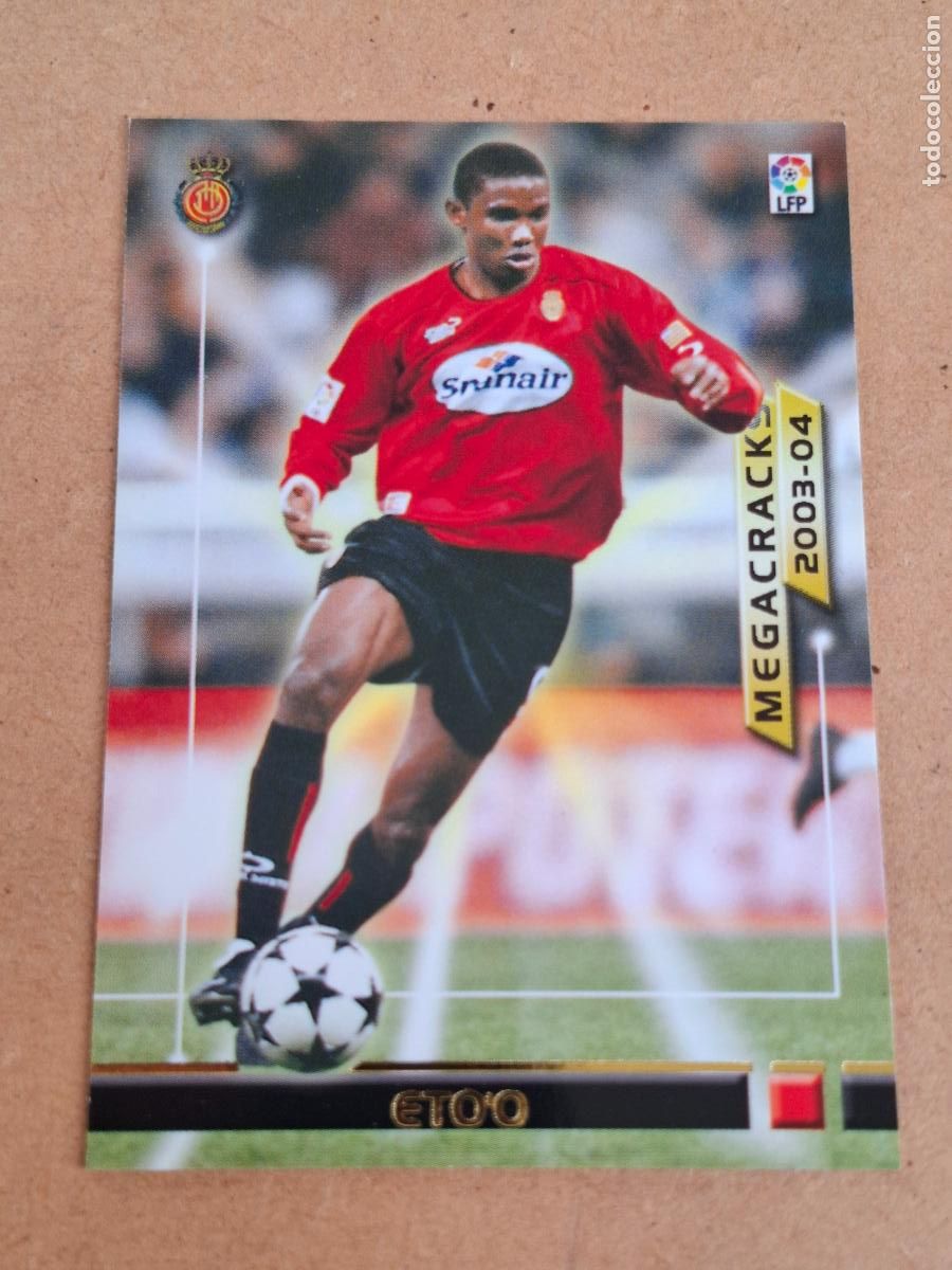 Football Stickers: MEGAFICHAS 2003 2004 03 04 - PANINI - 379 ETO'O - R.C.D. MALLORCA (CM)