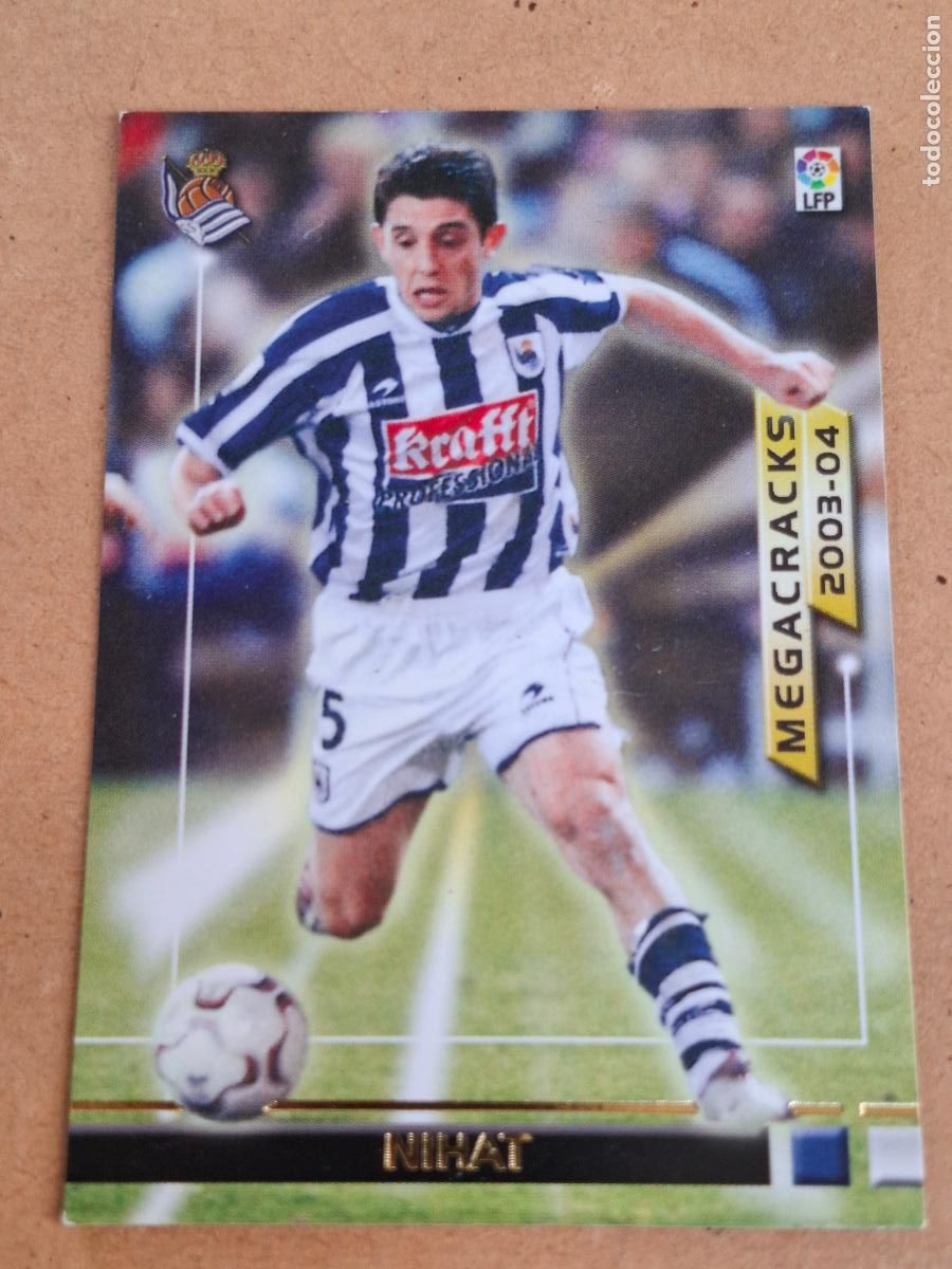 Football Stickers: MEGAFICHAS 2003 2004 03 04 - PANINI - 381 NIHAT - REAL SOCIEDAD (CM)